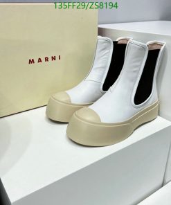 Replica Marni Women's slip-on ankle boots AAA+ White