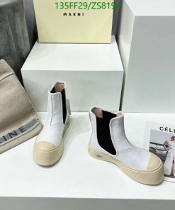 Replica Marni Women's slip-on ankle boots AAA+ White