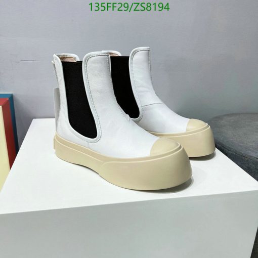 Replica Marni Women's slip-on ankle boots AAA+ white