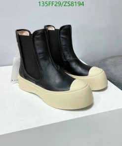 Replica Marni Women's slip-on ankle boots AAA+ Black