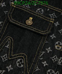 Louis Vuitton MONOGRAM Crzy Denim Workwear Replica JACKET (9)