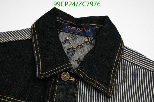 Louis Vuitton MONOGRAM Crzy Denim Workwear Replica JACKET (9)