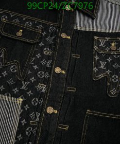 Louis Vuitton MONOGRAM Crzy Denim Workwear Replica JACKET (9)