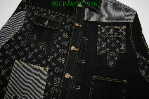 Louis Vuitton MONOGRAM Crzy Denim Workwear Replica JACKET (9)