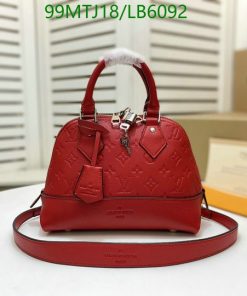 Louis Vuitton Replica Neo Alma BB Bag Monogram Empreinte Leather red