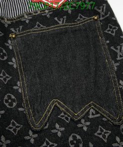 Louis Vuitton Replica Pants Monogram Crazy Denim Jeans