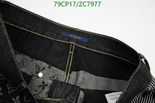 Louis Vuitton Replica Pants Monogram Crazy Denim Jeans