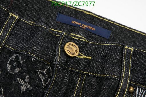 Louis Vuitton Replica Pants Monogram Crazy Denim Jeans