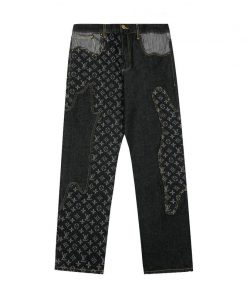 Louis Vuitton Replica Pants Monogram Crazy Denim Jeans