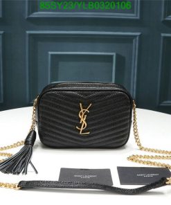 SAINT LAURENT REPLICA YSL LOULOU MINI QUILTED CAMERA BAG