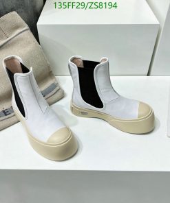 Replica Marni Women's slip-on ankle boots AAA+ White