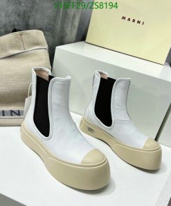 Replica Marni Women's slip-on ankle boots AAA+ White