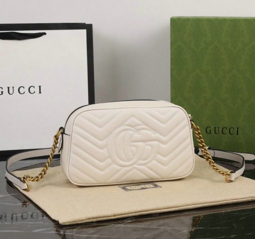 Replica GG Marmont small shoulder Gucci bag AAAA