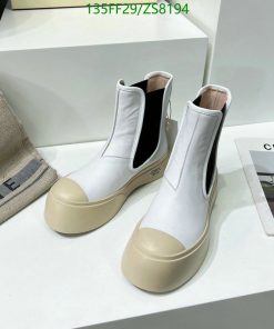 Replica Marni Women's slip-on ankle boots AAA+ White