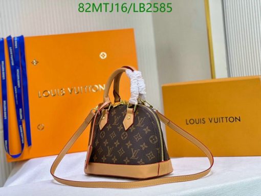 Louis Vuitton Replica Alma BB Brown Handbag AAAA