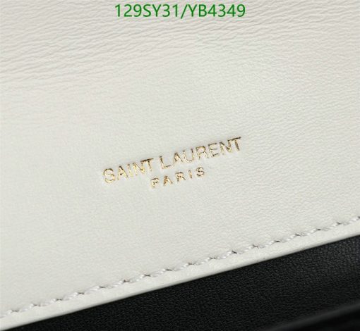 Replica Saint Laurent Blanc Quilted Cowhide Gaby Flap YSL Bag white