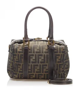 Designer Fendi Zucca Toile 2Way shoulder bag AAAA+