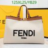 Designer Fendi PEEKABOO Medium X-TOTE handbag AAAA+