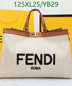 Designer Fendi PEEKABOO Medium X-TOTE handbag AAAA+