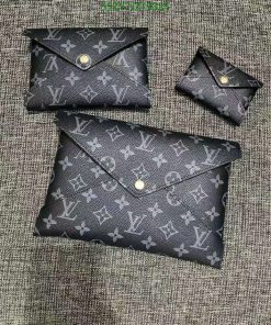 Louis Vuitton Kirigami Pochette Monogram Envelope Pouch Handbag Purse