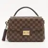 LOUIS VUITTON CROISETTE SHOULDER BAG DAMIER EBENE MIRROR 11