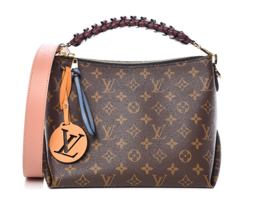 Louis Vuitton Monogram Beaubourg Hobo Mini Bordeaux Red Peach mirror 1:1