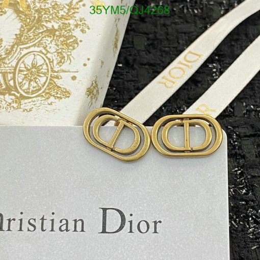 Dior ribbon and logo on luxury packaging.