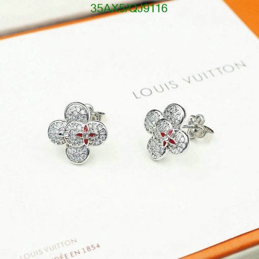 Designer flower-shaped diamond earrings