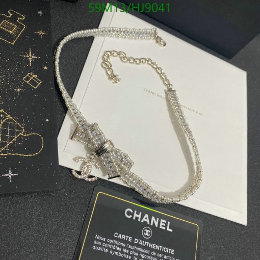 Chanel crystal bracelet on authenticity card with box.