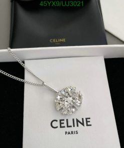 Celine pendant necklace in presentation box.