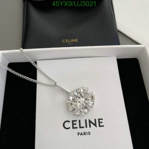 Celine pendant necklace in presentation box.