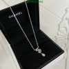 Chanel necklace in box with logo pendant