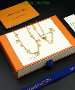 Louis Vuitton jewelry set in branded box with certificate.