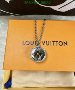 Designer necklace on branded box