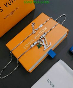 Luxury designer necklace with packaging.