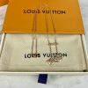 Louis Vuitton necklace in branded box, jewelry presentation.